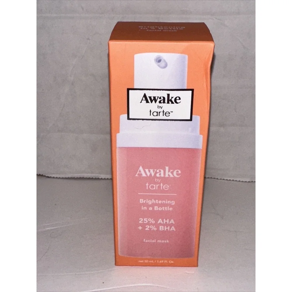 Awake by Tarte Brightening in a Bottle Facial Mask 25%‎ AHA 2% BHA 50ml 1.69oz
